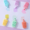 Super cute mini highlighter pen, colorful Highlighter pen, student cartoon planner, drawing, marking pen, key points details Picture
